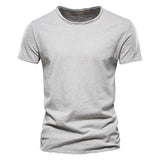 Basic-T-Shirt für den Sommer - Henrick – Grau