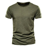 Basic-T-Shirt für den Sommer - Henrick – Grün