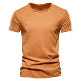 Basic-T-Shirt für den Sommer - Henrick – Orange