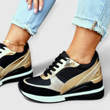 SANDY | Komfortable Sneakers – Gold