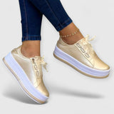 Karen | Stilvolle Mode-Sneaker – Gold