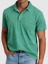 Bastian | Herren Kurzarm Poloshirt Regular Fit – Grün