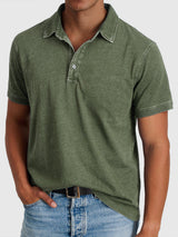 Bastian | Herren Kurzarm Poloshirt Regular Fit – Armeegrün