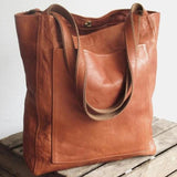 Yasmine – Klassische Ledertasche – Braun