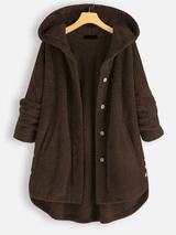 GLEN - Fleecejacke für Gemütlichkeit und Stil – Braun