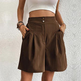 Julia™ - Stilvolle und Bequeme Damen Shorts – Braun