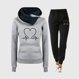 Bettina™ | Bequemes Trainingsset – Grau