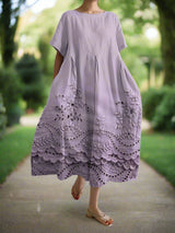 Emma | Lässig-elegantes Kleid – Lila