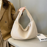 Margo - Gewebte Tasche – Beige