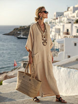 Valerie | Elegantes Kleid – Beige