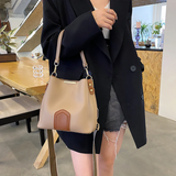Premium Damen Schultertasche – Vegan Leder – Elegant & Vielseitig – Khaki