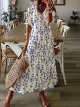 MonVie - Bohème-Sommerkleid – Blau