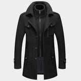 WARME WINTER- UND HERBSTJACKE – Schwarz