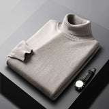 Bertram | Herren Rollkragenpullover Langarm – Beige