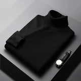 Bertram | Herren Rollkragenpullover Langarm – Schwarz