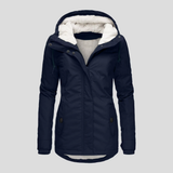 Dalila -  Elegante Winterjacke für Damen – Blau