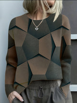 Sanae - Trendy Alltags-Pullover – Schwarz