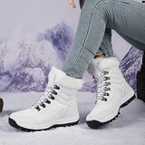 Orlina - Atmungsaktiver Rutschfester Winter Stiefel – Weiß