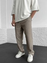 Milan | Gerippte Hose Für Herren – Beige