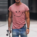 Björn | Herren T-Shirt Mit Motiv Sommer – Rosa