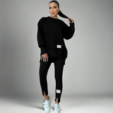 Kikay™ - Komplettes Lounge-Set für Damen Elegant & Entspannt – Schwarz