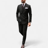 Donatello™ | Elegantes Anzugset (Jacke + Hose) – Schwarz