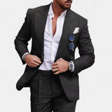 Michael™ | Sommeranzug (Jacke + Hose) – Schwarz