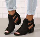 Gerda | Stützende & Stilvolle Sandalen – Schwarz