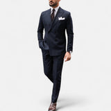 Donatello™ | Elegantes Anzugset (Jacke + Hose) – Dunkelblau
