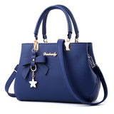 Claudete - Elegante Damen Ledertasche – Blau