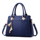 Chadian - Lederhandtasche – Marineblau