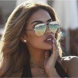 Designer Aviator Sonnenbrille – Gold