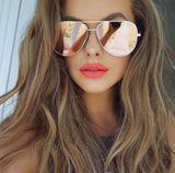 Designer Aviator Sonnenbrille – Rosa