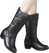 Schwarze Winterstiefel für Damen | Warme – Schwarz