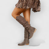 GLAIZA | Stilvolle Knöchel-Stiefel – Khaki