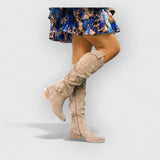GLAIZA | Stilvolle Knöchel-Stiefel – Beige