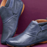 Mirayae - Stützende Stiefeletten – Mineralblau