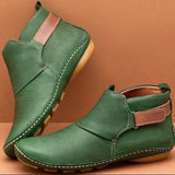 Mirayae - Stützende Stiefeletten – Eukalyptusgrün