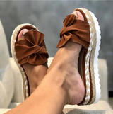 Solegenius - Orthopädische Sandalen mit Schleifendetail – Braun