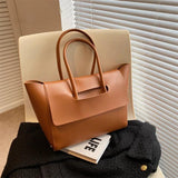 Luxuriöse Vegane Leder Tote Bag – Damen Shopper Handtasche – Mokka