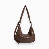 Vegane Lederschultertasche - Serenity – Braun