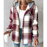 Katherina – Warme Und Stilvolle Jacke – Dunkelrot