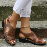 OrthoGrace™ – Damen Sandalen mit Orthopädischem Fußbett – Braun