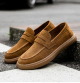 Elias – Klassische Slip-on Loafers mit Gepolsterter Sohle – Braun