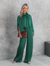 Haylo – Eleganter Jumpsuit – Grün