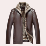 Stilvoller wintermantel für männer - kenneth collection – Braun