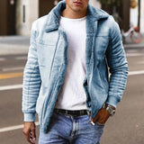 Jarens – vintage-bomberjacke für herren – Blau
