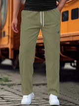 Travys – Lässige Jogging Hose Mit Tasche – Olivgrün