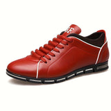 Ankan – Schnürschuhe Aus Leder – Rot