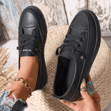 Jessamy - Orthopädische Schnürschuhe – Schwarz